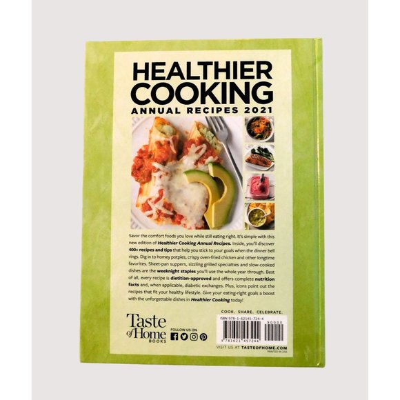 Taste of Home Healthier Cooking Annual Recipes 2021 Cookbook Recipes Hardcover - Picture 2 of 9